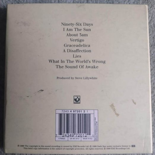 Dark Star - Twenty Twenty Sound CD (1999) Ltd Ed Gatefold Mini LP Digpak Indie +