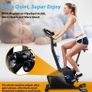 Exercise Bike Fitness Bike Advanced Home Trainer Stationary Bike Adjustable Magnetic Resistance for Home Gym Workout (FREE POSTAGE) Image 2