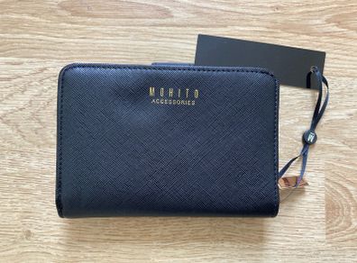 Mohito Black & hot pink wallet, brand new with tag
