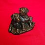 Heredities Figurine Labrador Puppies  by Pauline Parsons Cold Cast Bronzed Resin Collectable Image 8