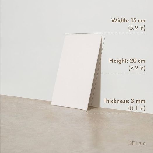 MULTIPLE SIZES AVAILABLE Cotton Canvas Panels 15x20 CM, 12-Pack Canvas Boards for Painting, Painting Canvas, Canvases for Painting, Art Board Bulk Art Canvas Board Blank Canvas Panel Plain Canvas Board, Art Canvas Panels