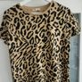 ZARA leopard print tee Sz S (Fit 8-10 UK) Image 2
