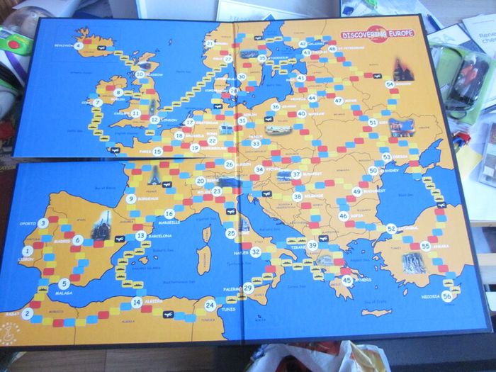 Discovering Europe Board Game