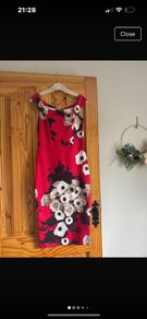Ladies dress red