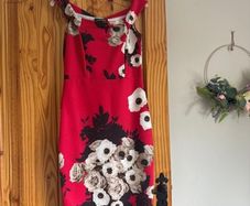 Ladies dress red