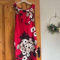 Ladies dress red