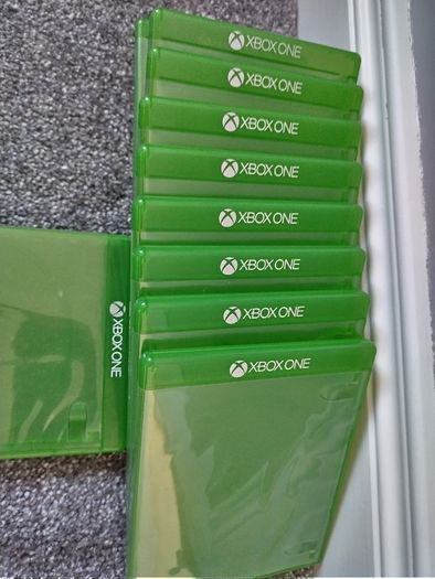 Xbox Series X Series One Branded Green Game Cases