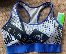 Adidas Stellasport Techfit Gym Bra M Bnwt