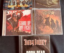 Mix of metal CDs Exodus, Body Count, Turisas, Machine Head, Krisiun