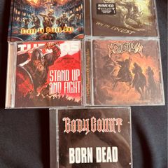 Mix of metal CDs Exodus, Body Count, Turisas, Machine Head, Krisiun