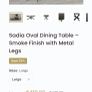Sadia 200cm Oval Dining Table & 6 Matching Chairs Image 10