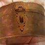 round vintage brass tobacco tin ( possibly bread ) Image 4