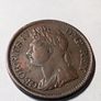 1823 Irish Hibernia Halfpenny Image 4