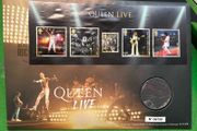 Queen Live 5 Pound Coin Royal Mint BU