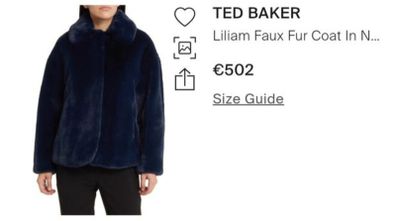 New Ted Baker furcoat