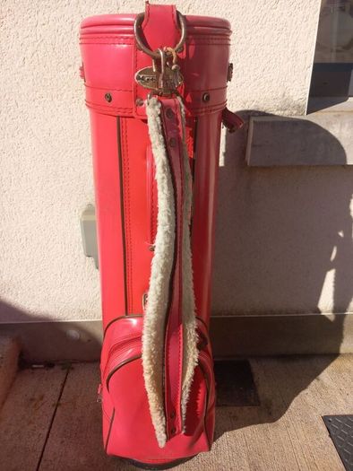 A selection of golf bags