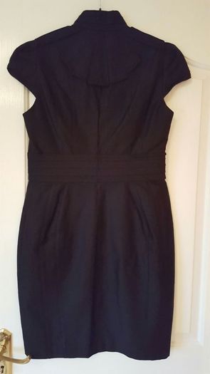 Principles black button up dress