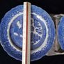 antique willow plates Image 6