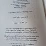 Michael Harding / Bird In The Snow / 2008/ Signed Dedication Image 5