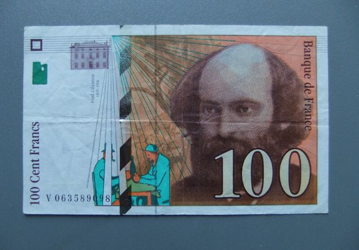 France 1998 Paul Cezanne  - 100 Francs