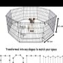 pet or puppy foldable playpen Image 4