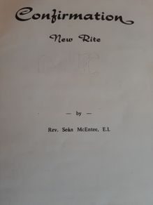 Vintage confirmation school book 1971