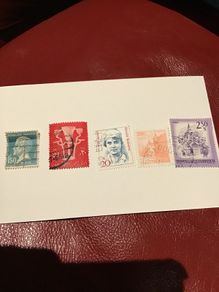5 World stamps