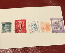 5 World stamps