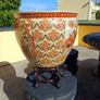 1970s Large Chinese Porcelain Fishbowl/ Planter Image 3