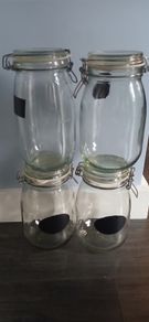 Glass food containers