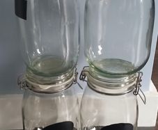 Glass food containers