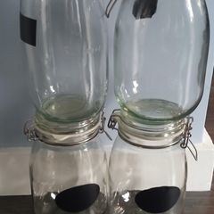 Glass food containers