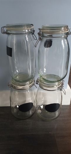 Glass food containers