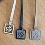 DKNY Leather Bag Tags x 4/ Used Image 2
