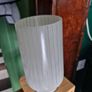 1 Retro Vintage Mid Century Glass shade /repro base  Table lamp Image 10