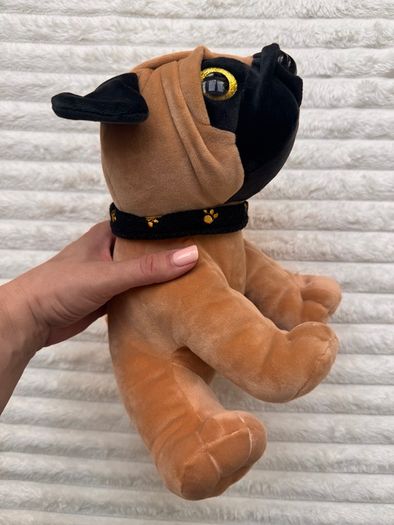 Squashy Paws French Bulldog Plush Whitehouse Leisure approx. 23 cm. Used Please see photos