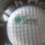 Galway Crystal paperweight with a golf ball Image 4
