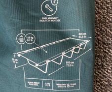 Camping bed