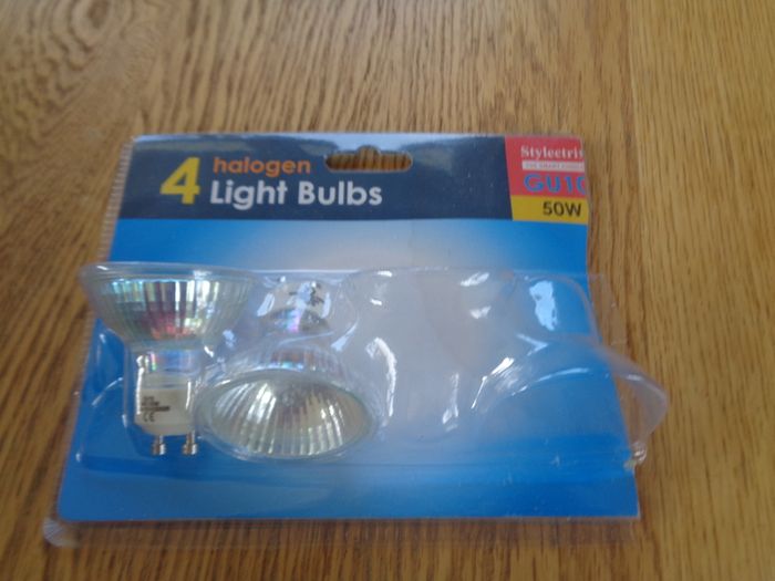 50 Wat Halogen Light Bulbs  x 2 for sale