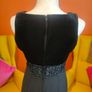 Vintage Consortium Black velvet maxi dress Image 6