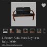 2-Seater Sofa from Leyform, Italy, 1990s Image 2