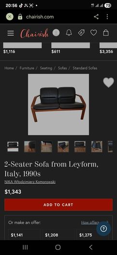 2-Seater Sofa from Leyform, Italy, 1990s