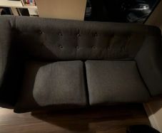 Grey 2-Seater Sofa and Single Armchair Set