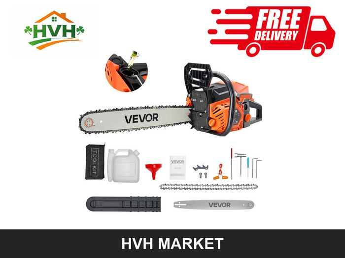 62cc Petrol Chainsaw with 20in Bar