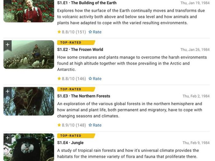 David Attenborough: The Living Planet - The Complete Series DVD (2003)