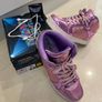 Skechers Energy Lights Shoes - Girls - Pink/Purple - UK 6 Image 4