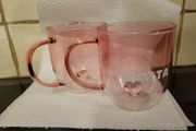 Costa Coffee heart cups for cold drinks 2pcs