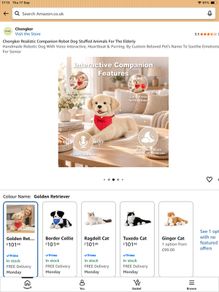 Chongker Realistic Companion Robot Dog for child or adult.