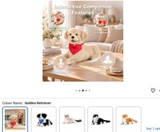 Chongker Realistic Companion Robot Dog for child or adult.
