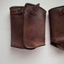 IRISH ARMY officer  Short Leather & bucket Spats Numbered Could Be 1946  ? Image 8